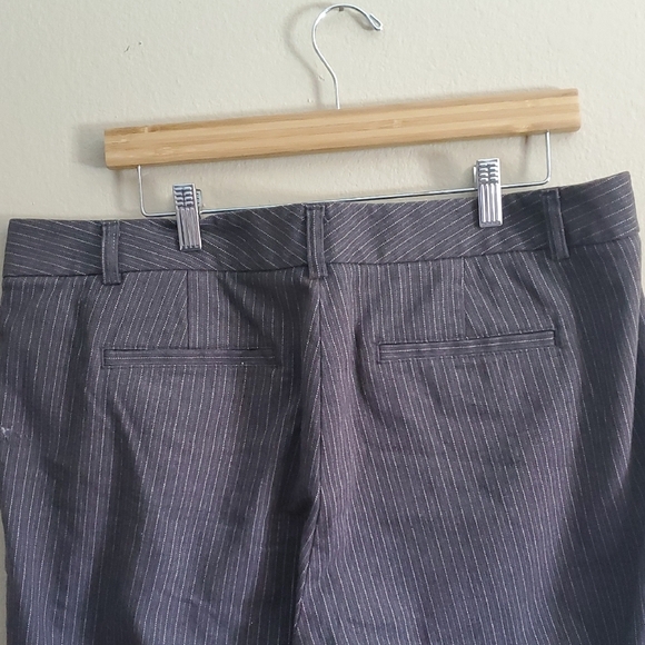 Dockers Womens Stretch Business Charcoal Pinstripe Dress Pants - Picture 8 of 11